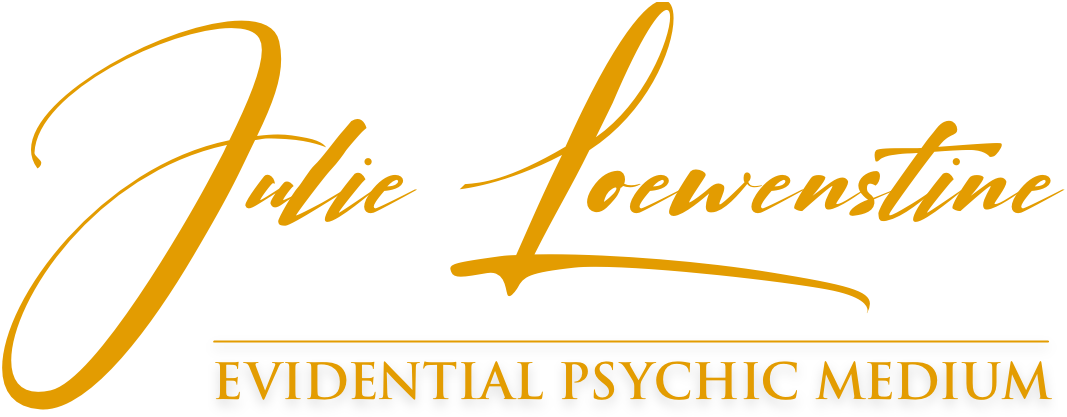 Julie lowenstine evidential psychic medium logo